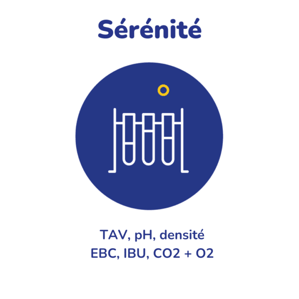 TAV, pH, densité - EBC, IBU, CO2 + O2